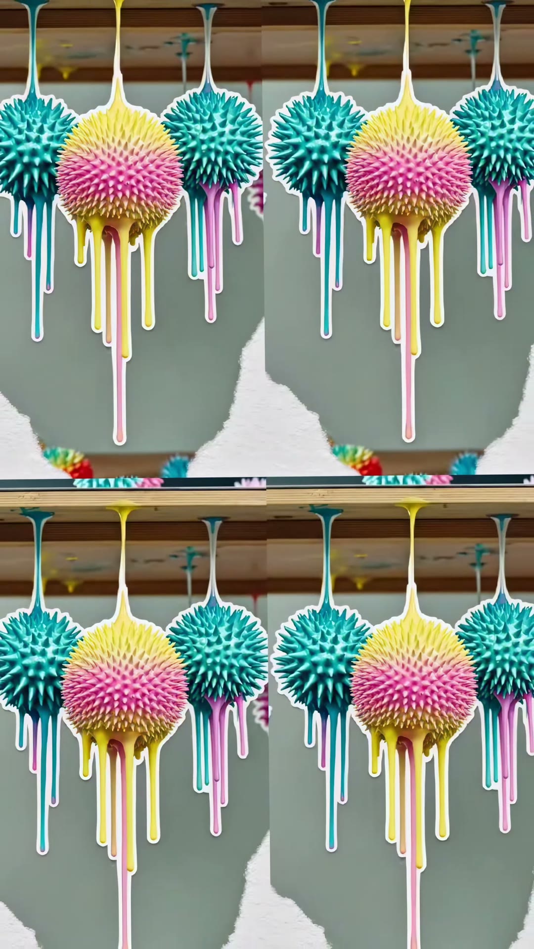 Candy Crush × Dan Lam — pour and sculpture — still 5