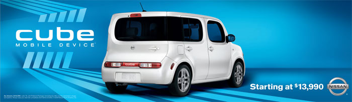 Nissan Cube — Mobile Device — still 2