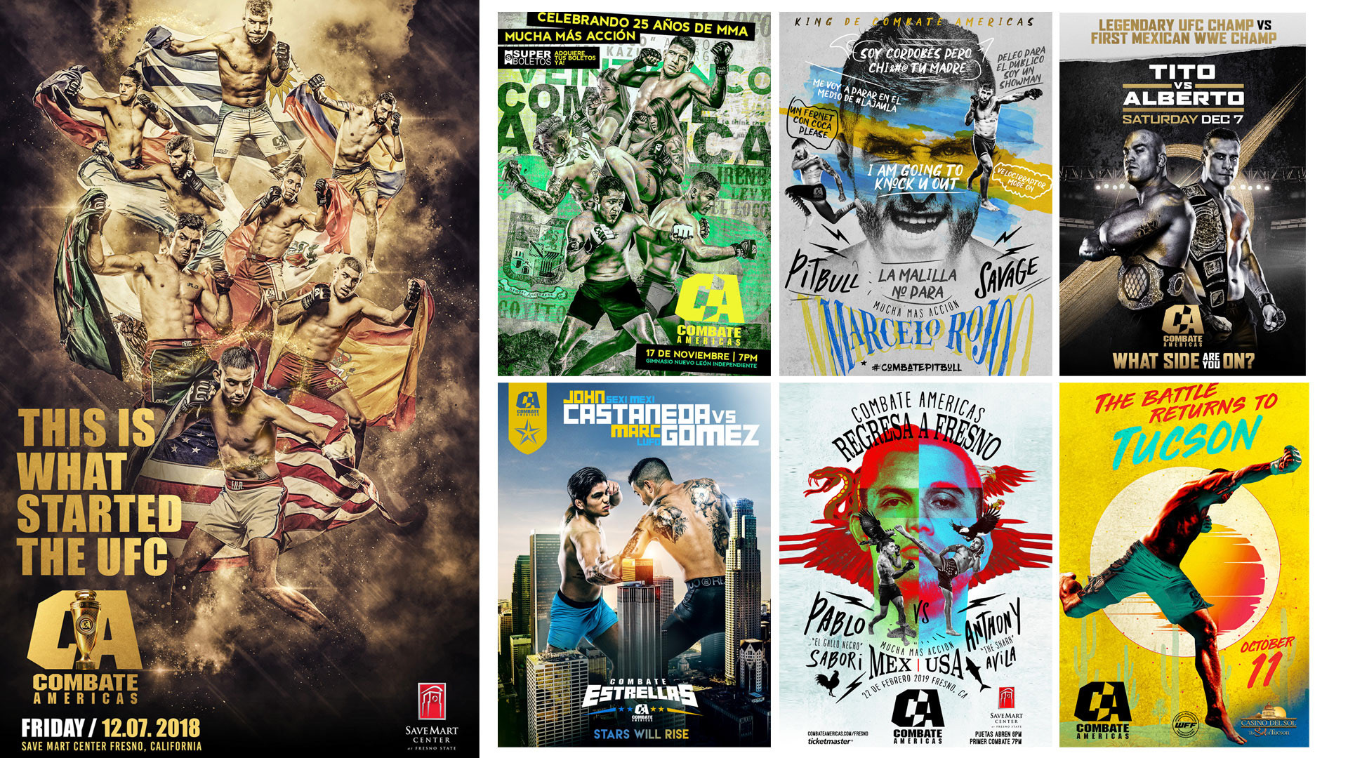Combate Americas — Fight Poster System — poster 1