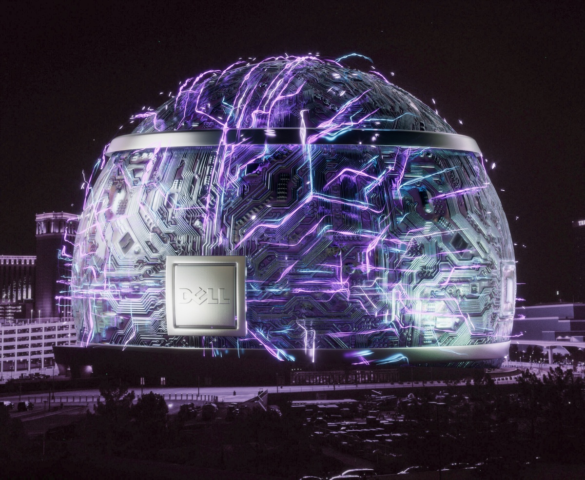 The Sphere × Dell — still 8