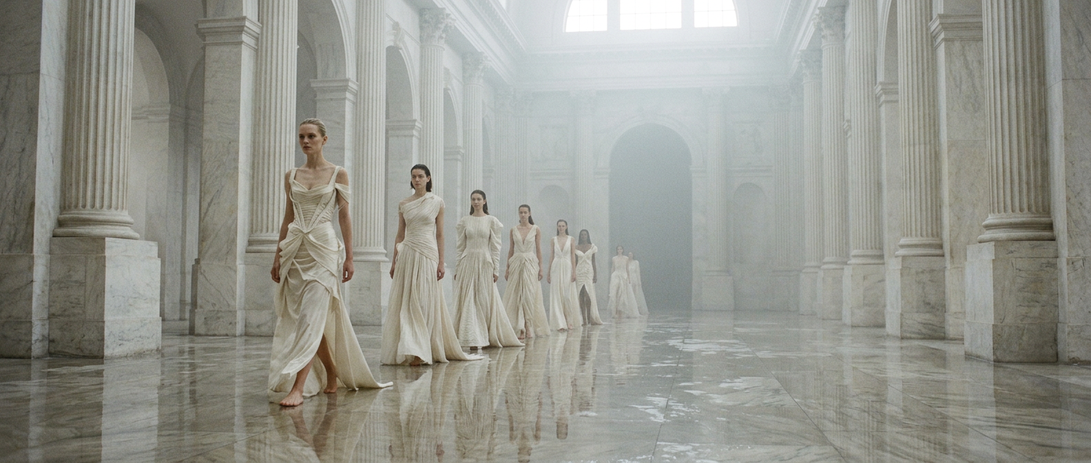 The Vellum Runway — Marble Procession
