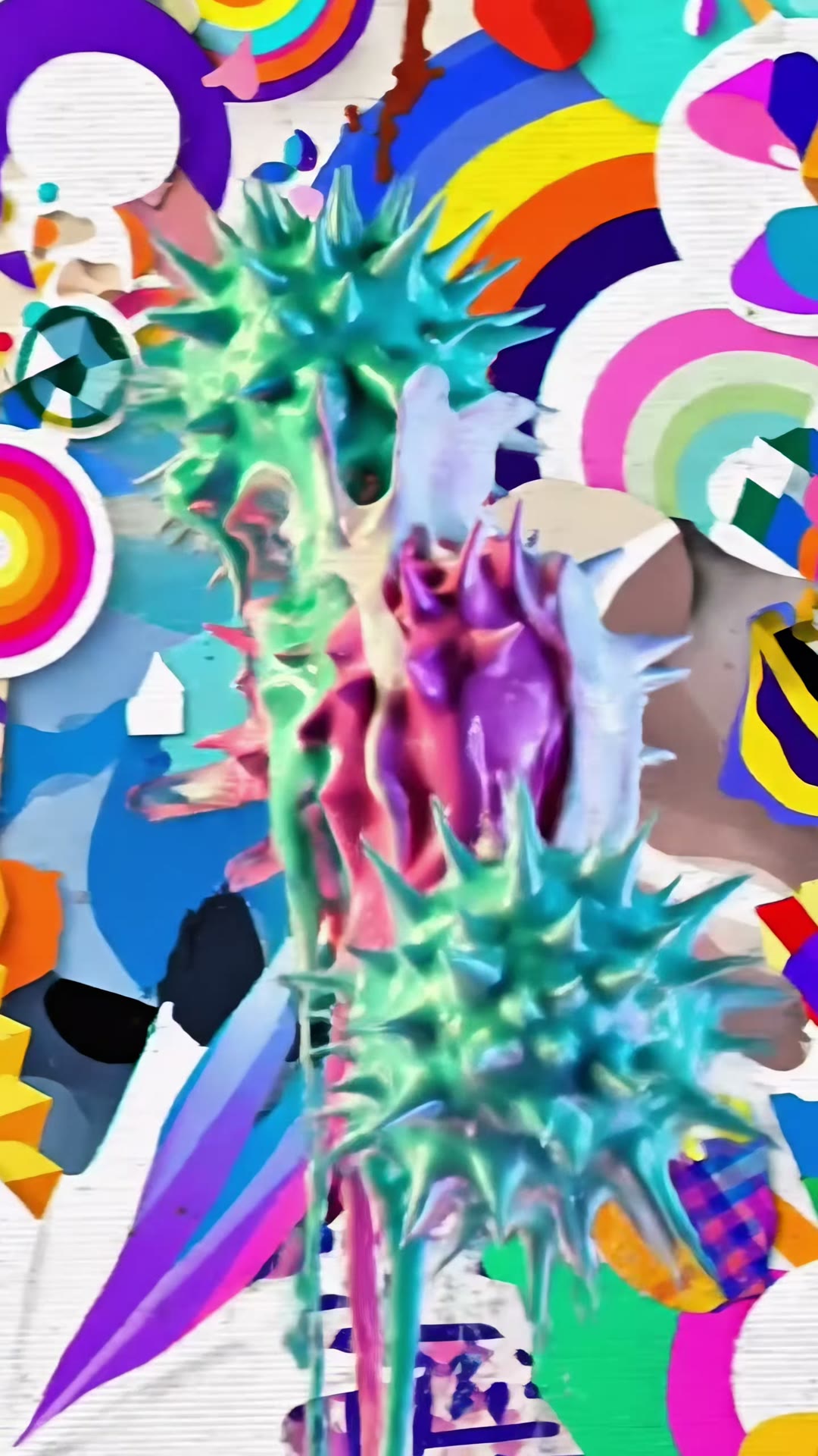 Candy Crush × Dan Lam — pour and sculpture — still 6