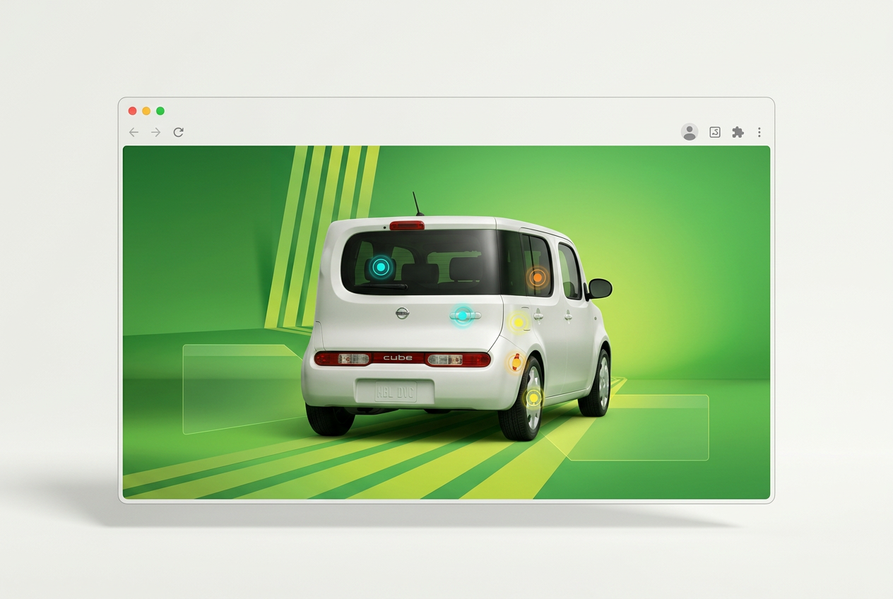 Nissan Cube — Mobile Device — still 6