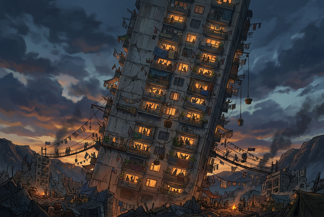 Balcony Kingdom — Vertical Neighborhood Epic
