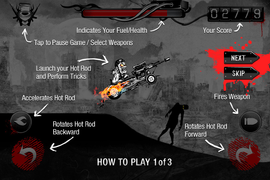 Zombie Rods — iPad AdverGame — still 5