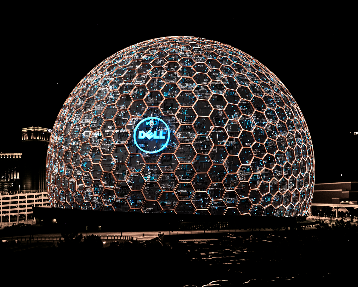 The Sphere × Dell — still 7